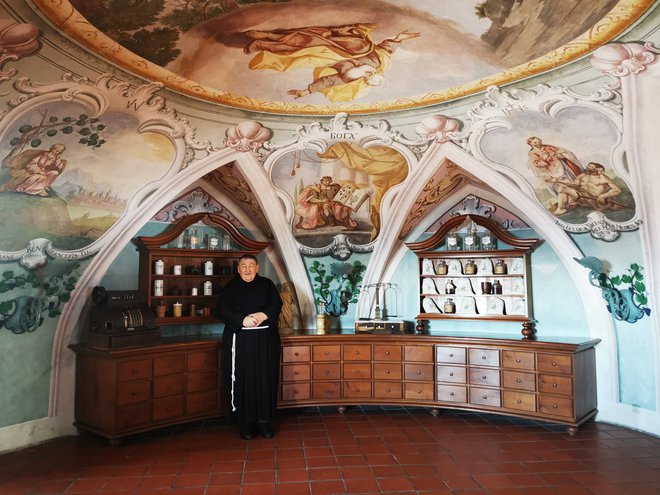 Pater Ernest Benko, gvardijan samostana, ki je prišel v Olimje na začetku novega tisočletja. FOTO: Beti Burger