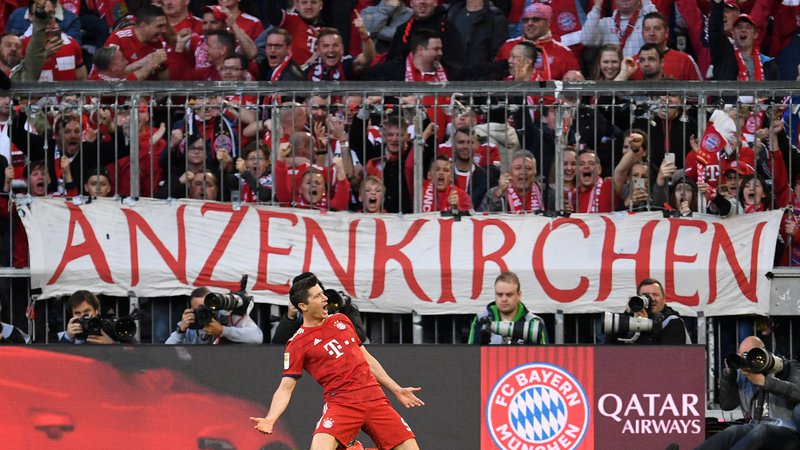 Fotografija: Robert Lewandowski je zabil dva gola nekdanjemu klubu. FOTO: Reuters