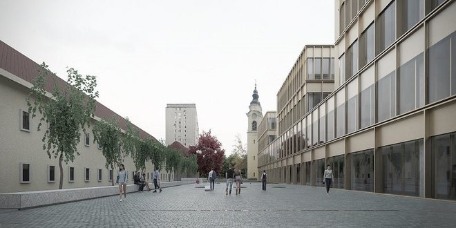 Kampus Vrazov trg, Medicinska fakulteta Univerze v Ljubljani. FOTO: Multiplan Arhitekti