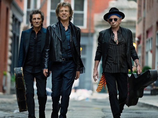 The Rolling Stones (Ron Wood, Mick Jagger in Keith Richards) na turneji predstavljajo nov album Hackney Diamonds. FOTO: Mark Seliger