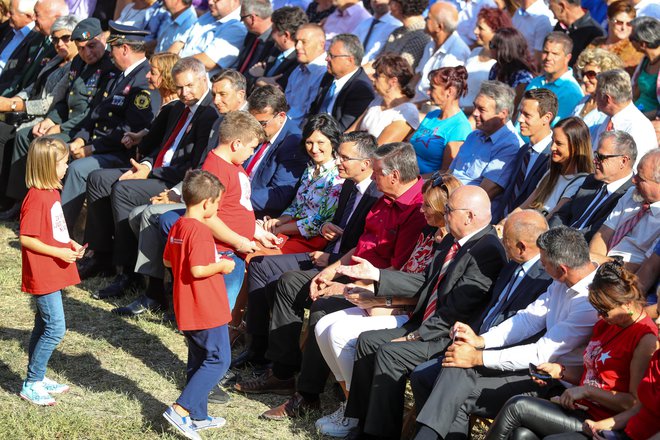 Slovesnost je potekala v Ajdovščini. FOTO: Stanko Gruden/STA