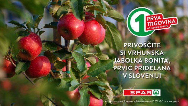 Bonita je izjemno odporna sorta, ki jo lahko pri nas pridelujejo le določeni pridelovalci. FOTO: SPAR Slovenija