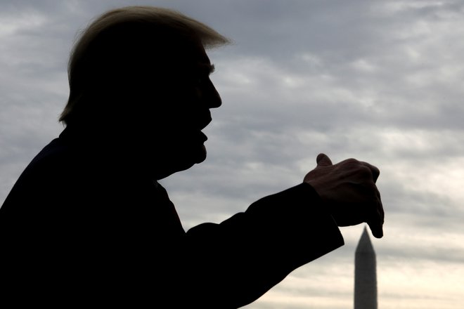 Donald Trump še vedno verjame v veliko zaroto proti njemu. FOTO: Tom Brenner/Reuters