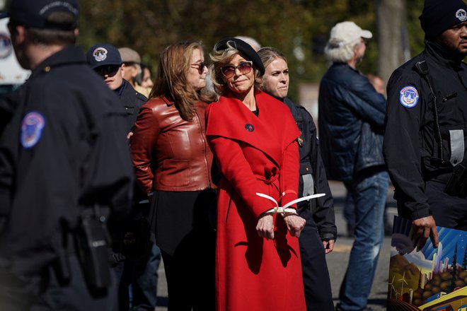 Igralka in aktivistka Jane Fonda.&nbsp;Foto Sarah Silbiger Reuters