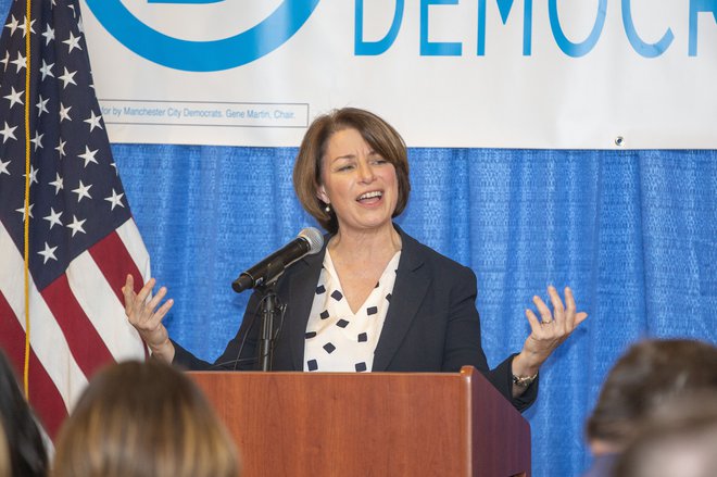 Senatorka iz Minnesote Amy Klobuchar. FOTO: Scott Eisen/AFP