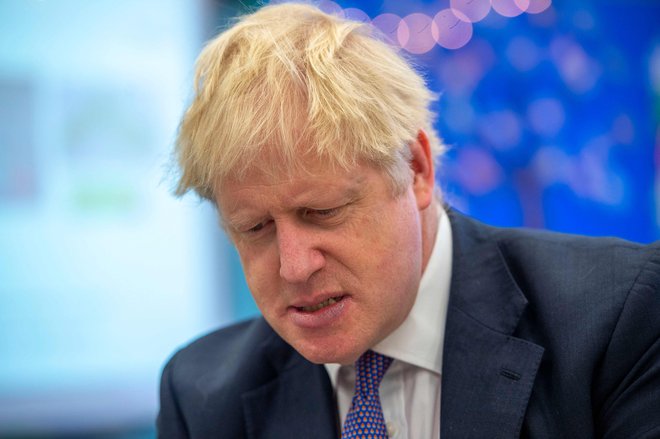 Britanski premier Boris Johnson je zatrjeval, da bodo v vsakem primeru izstopili 31. oktobra, a obljube ni mogel izpolniti. FOTO: Paul Grover/AFP