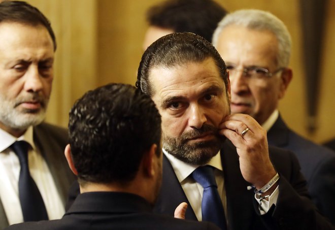 Odstop Saada Haririja je bilo mogoče pričakovati. Foto Afp