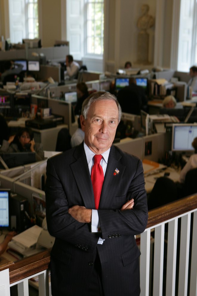 Nekdanji župan New Yorka Michael Bloomberg. FOTO: Wikimedia 