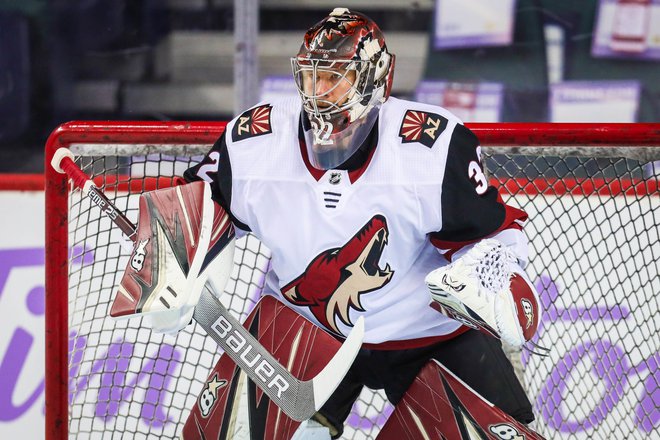 Finski vratar Antti Raanta je bil nerešljiva uganka za Anžeta Kopitarja in njegove soigralce. FOTO: Usa Today Sports