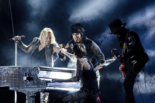 Mötley Crüe leta 2012 na Švedskem. Foto Wikipedija