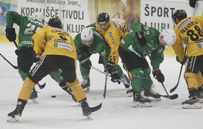 Ljubljanski hokejisti so odlično formo potrdili tudi v derbiju. FOTO: Blaž Samec