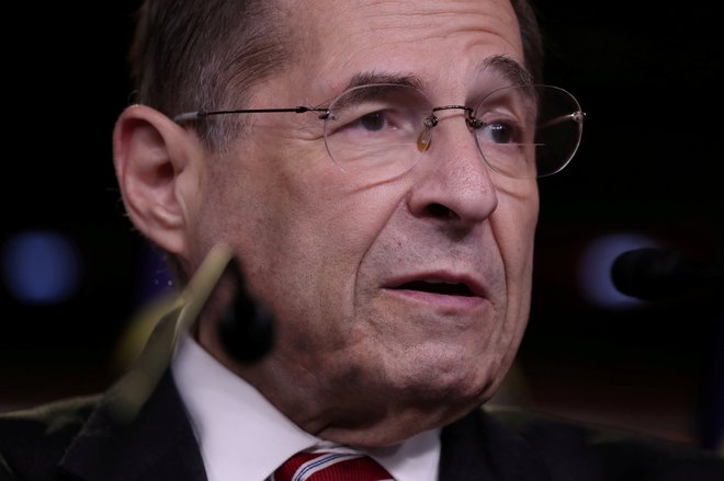 Predsednik pravosodnega odbora ameriškega predstavniškega doma Jerrold Nadler. Foto Jonathan Ernst Reuters