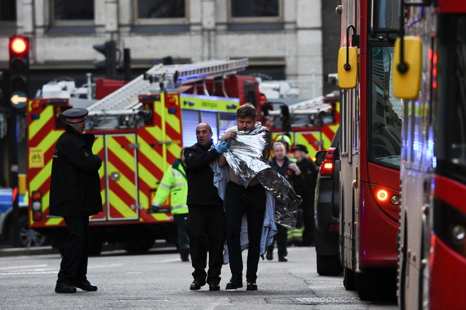 Napad v Londonu. FOTO: AFP