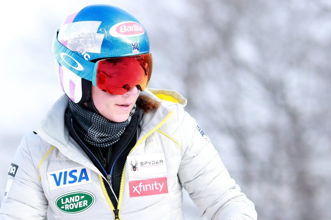 Prva zvezdnica alpskega smučanja Mikaela Shiffrin je deklasirala konkurenco v Killingtonu. FOTO: AFP