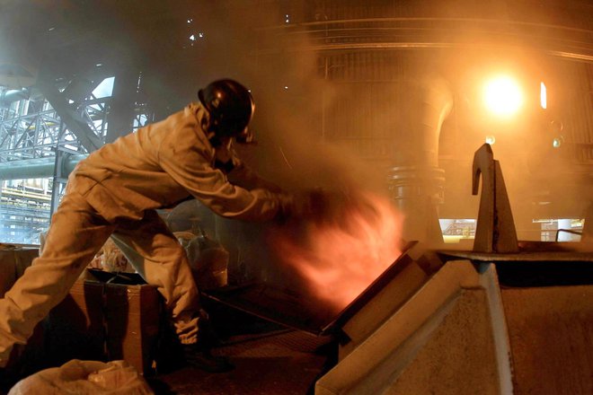 Brazilski proizvajalci jekla.&nbsp;Foto Mauricio Lima Afp