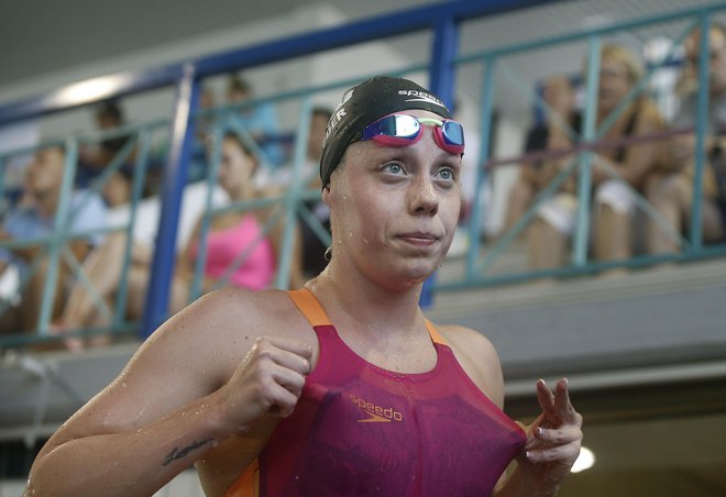 Tjaša Oder bo danes nastopila v finalu na 800 prosto. FOTO: Blaž Samec/Delo