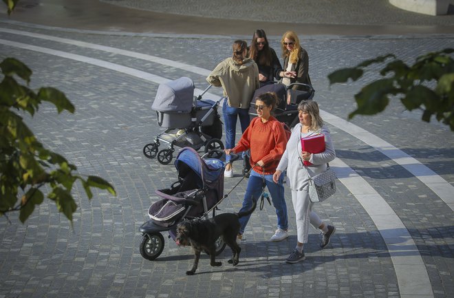 Starši si že z novim letom lahko obetajo višji starševski dodatek in višjo denarno pomoč ob rojstvu otroka. Foto Jure Eržen