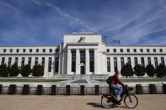 Poslopje ameriške Fed v Washingtonu. Foto Brendan Mcdermid Reuters