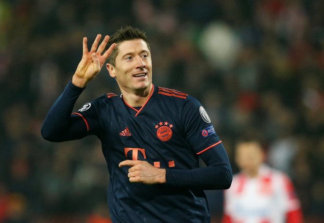 Robert Lewandowski je zabil največ golov. FOTO: Reuters