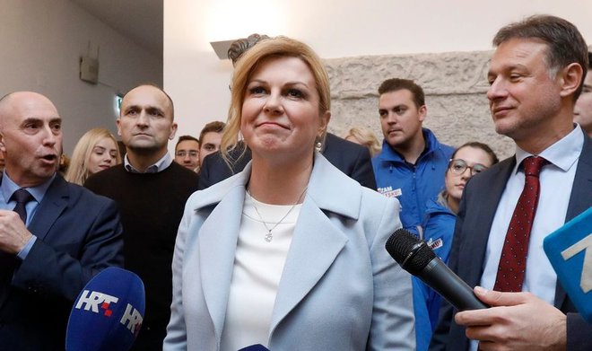 Kolinda Grabar-Kitarović je pred petimi leti&nbsp;premagala Iva Josipovića s prednostjo 33.000 glasov. FOTO: Cropix