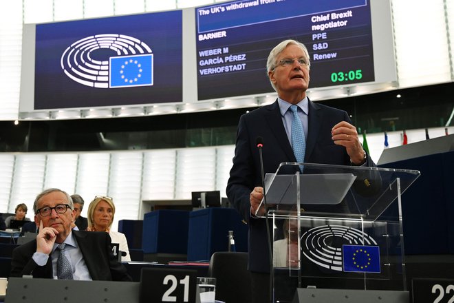 Glavni pogajalec EU za brexit Michel Barnier je opozoril, da Unija v razpravah &raquo;ni bila ideološka, marveč pragmatična&laquo;. FOTO: Frederick Florin/AFP