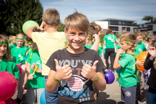 Tudi letos je šlo za najbolj množičen tek otrok v <strong>Sloveniji</strong>, imenovan “Začni mlad, tekmuj pošteno“. Foto: Peter Kastelic / Azs
