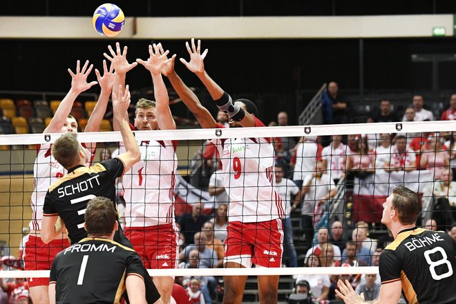 Poljaki so v četrfinalu premagali Nemce. FOTO: Piroschka Van De Wouw/AFP