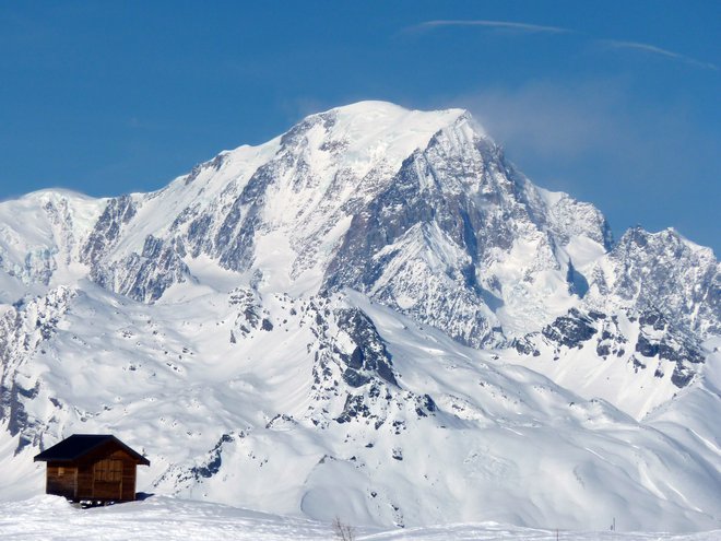 Mont Blanc s francoske strani. Foto Charles Platiau/Reuters