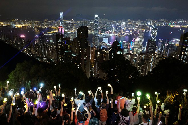 Od leta 2008 je Hongkong pri merjenju državljanskih svoboščin padel s 17. na 32. mesto med 162 državami in ozemlji, Kitajska pa z 129. na 141. mesto. FOTO: Tyrone Siu/Reuters