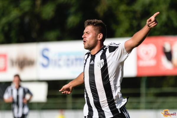 Luka Bobičanec je zabil svoj 6. in 7. ligaški gol v tej sezoni. FOTO: NK Mura