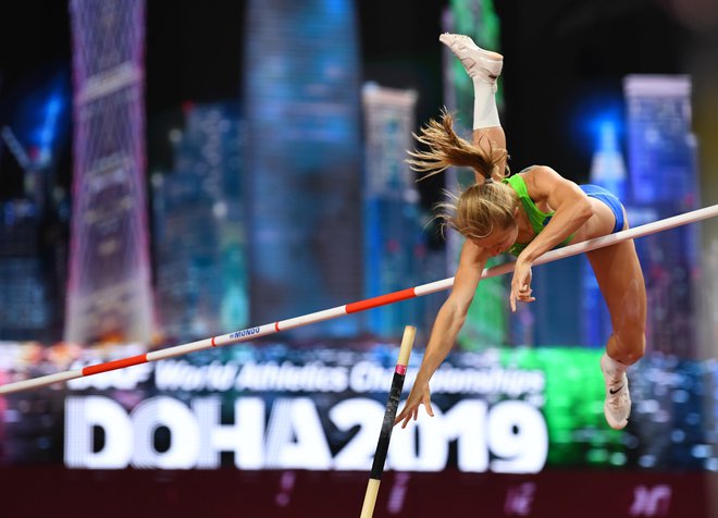 Tina Šutej je hodila po robu. FOTO: Reuters