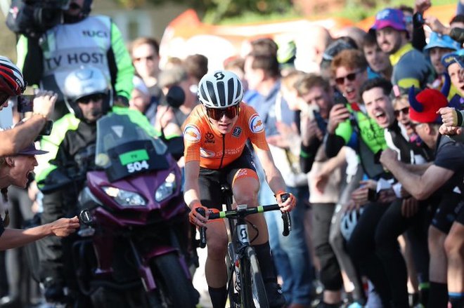 Epska zmaga Nizozemke Van Vleutenove. Foto Getty Images