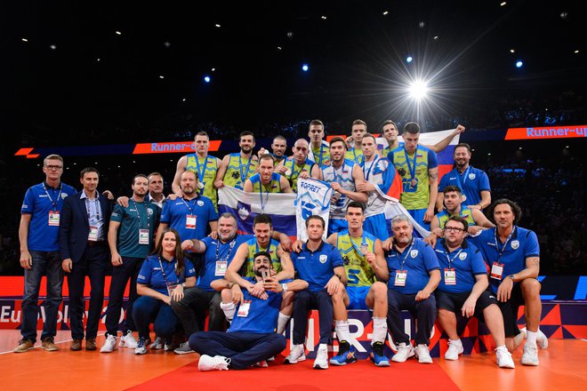 Odbojkarska reprezentanca je prišla do fnala prvič po letu 2015. FOTO: CEV