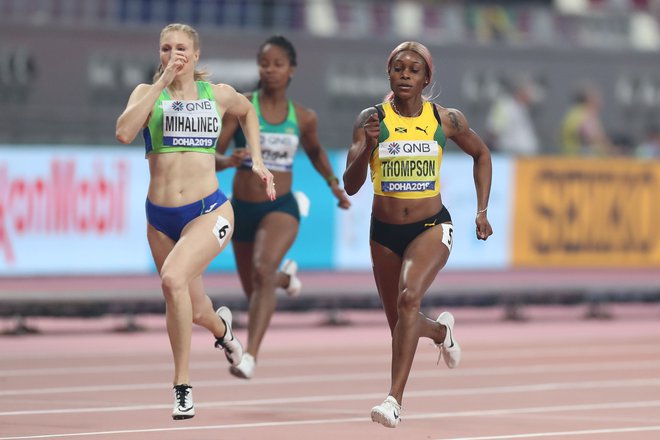 Majo Mihalinec loči le še šest stotink sekunde od državnega rekorda Merlene Ottey na 200 m. FOTO: AFP