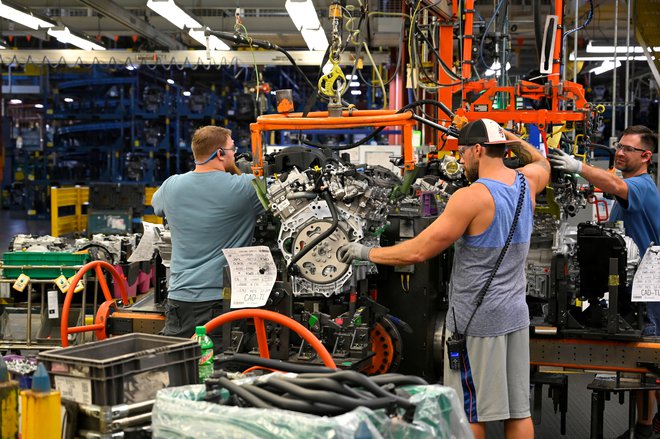 Proizvodnja avtomobilov v tovarni podjetja General Motors v Spring Hillu, Tennessee. FOTO:Harrison McClary/Reuters