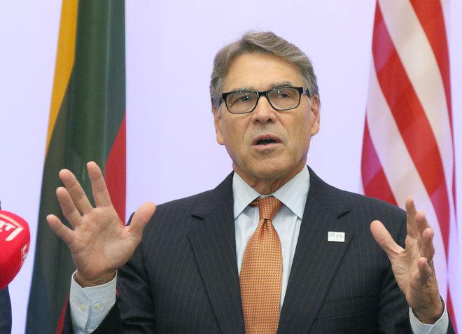 Ameriški minister za energijo Rick Perry. FOTO: Petras Malukas/AFP