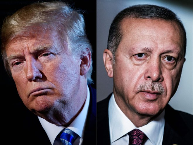 Novi Trumpov prijatelj turški predsednik Recep Tayyip Erdoğan. FOTO: Gianluigi Guercia/Afp