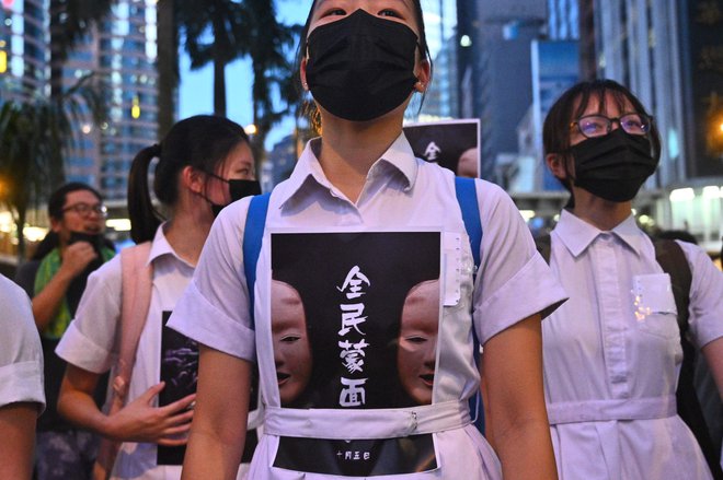 Če sklepamo po dogajanju v Hongkongu, zahteva generacija Z predvsem pravično družbo. FOTO: AFP