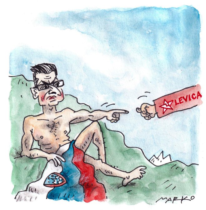 Karikatura: Marko Kočevar&nbsp;