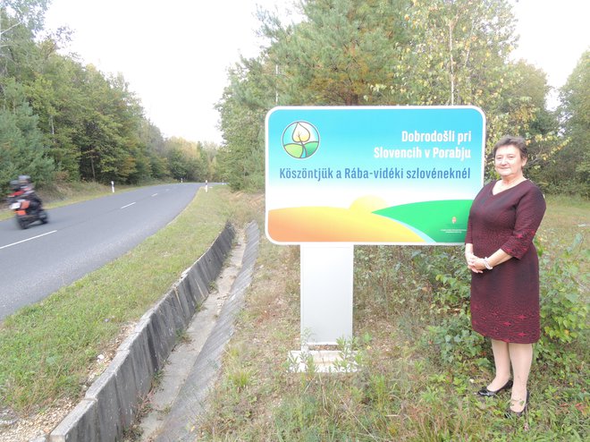 Zastopnica slovenske narodnosti v madžarskem parlamentu Erika Köleš Kiss. FOTO: Boris Čibej