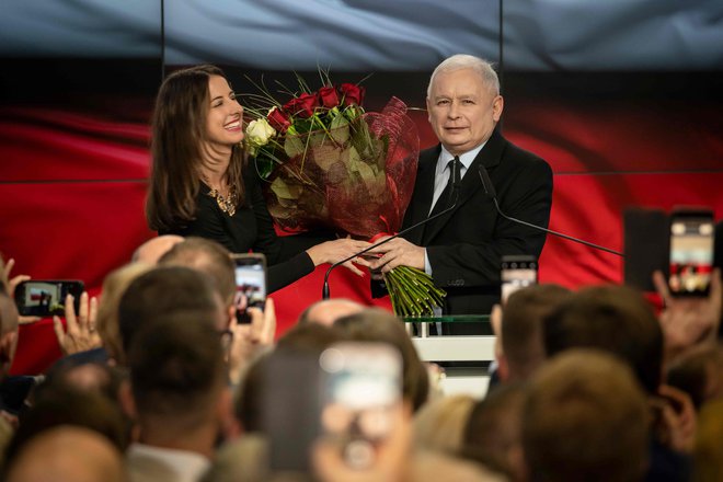 Vodja stranke PiS Jaroslaw Kaczynski. FOTO: AFP