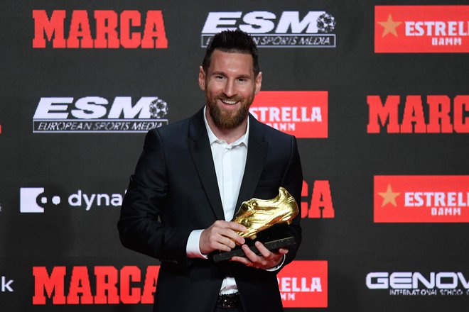 Lionel Messi je nedavno osvojil nagrado zlati čevelj. FOTO: AFP