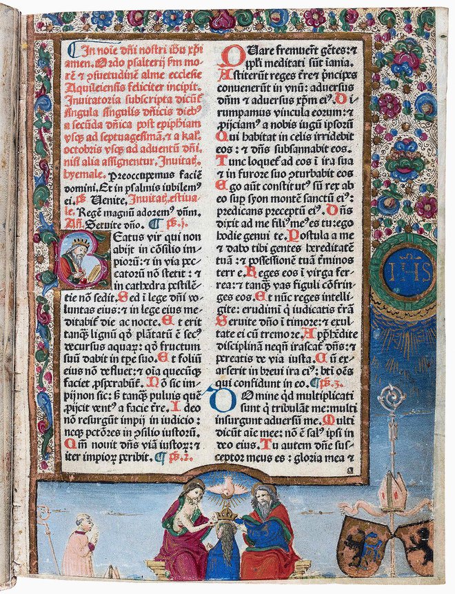 Breviarium Aquileiense oziroma Breviarium Patriarchale, Benetke: Franciscus (Franz) Renner, de Heilbronn, leta 1481. FOTO: Narodna galerija