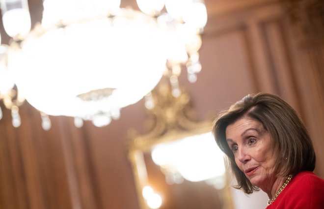 Nancy Pelosi je &shy;zahtevala pošteno &shy;sojenje v senatu. FOTO: Saul Loeb/AFP