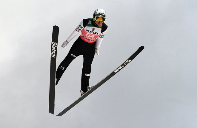 Tudi Anže Lanišek ni zadovoljen. FOTO: Afp