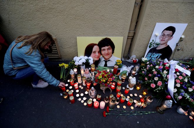 Umor preiskovalnega novinarja Jana Kuciaka in njegove zaročenke je lani pretresel Slovaško. FOTO: David W Cerny/Reuters