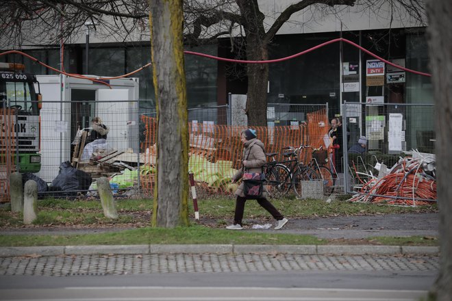 Stavbo na Linhartovi še vedno prenavljajo, med prenovo so se namreč pokazale skrite napake. FOTO: Uroš Hočevar/Delo