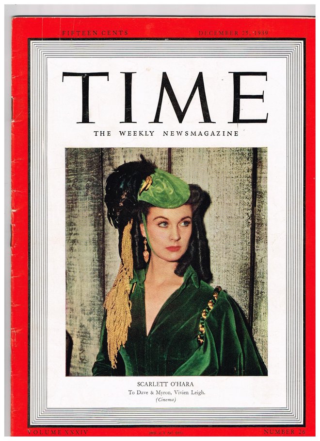 Naslovnica revije Time leta 1939 FOTO: revija Time