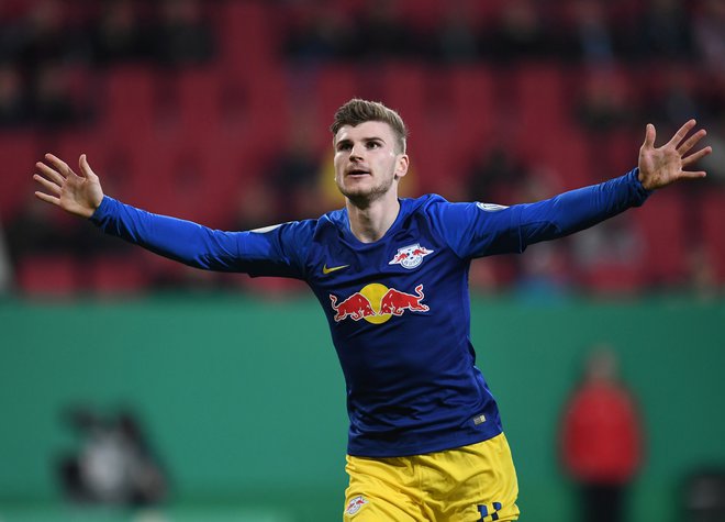 Timo Werner bi utegnil biti naslednji nogometaš v skupini igralcev z odškodnino najmanj 100 milijonov evrov. FOTO: Reuters