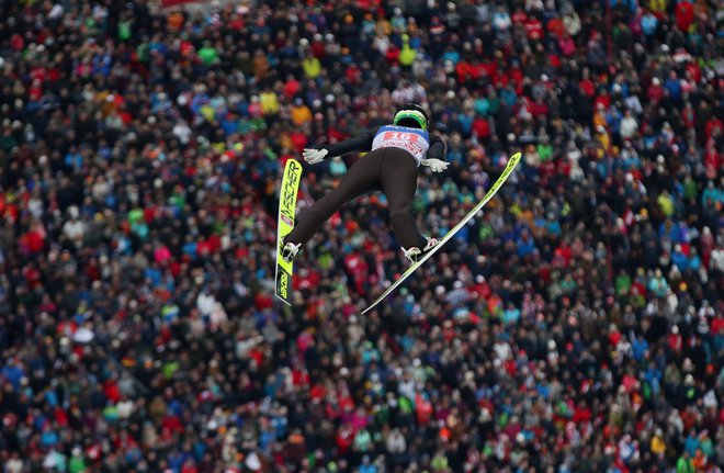 Peter Prevc se je uvrstil med najboljšh deset. FOTO: Lisi Niesner/Reuters